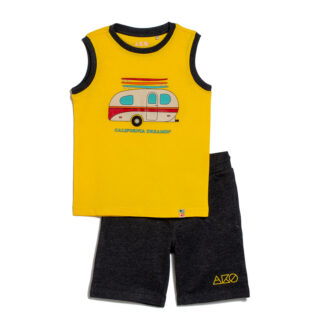 Σετ Αμάνικο Μπλουζάκι Με Βερμούδα  California Dreaming Ako Abo 3356247-02