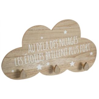 Κρεμάστρα Τοίχου 3 Θέσεων Αστέρια 28x50cm