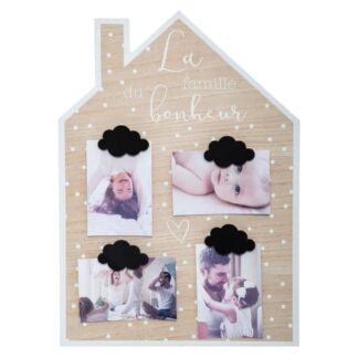 Κορνίζα Τοίχου Ξύλινη Σπιτάκι 37x52.7