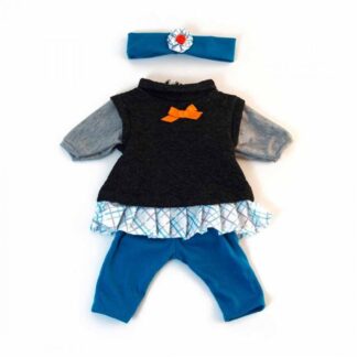 Σετ Ρούχα Για Κούκλα 38cm Mild Weather Grey Set Miniland