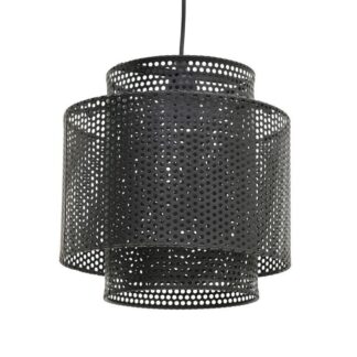 Φωτιστικό Οροφής Μονόφωτο Φ28x28 Μαύρο/Χρυσό Inart