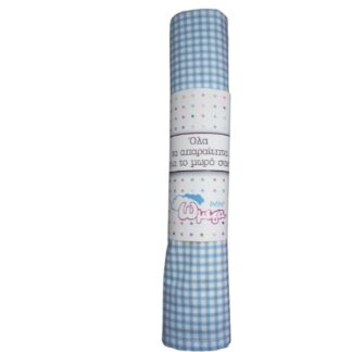 Πάνα Χασέ 80x90 Καρώ Μπλε