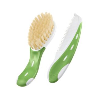 Βούρτσα & Χτένα Φυσική Τρίχα Green Nuk
