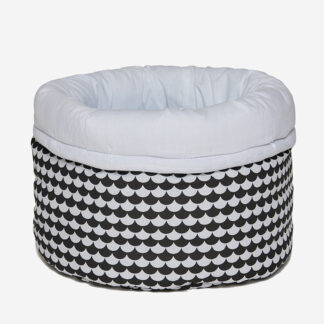 Καλάθι Αποθήκευσης Μεγάλο Black & White