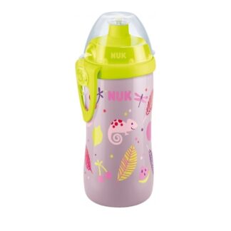 Παγουράκι Με Καπάκι Push Pull Junior Cup 300ml 36m+ Pink Nuk