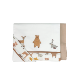 Σετ Σεντόνια Κούνιας 3τμχ Forest Friends Baby Star