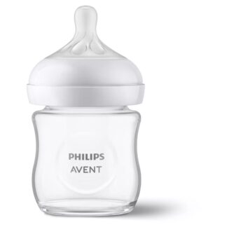 Μπιμπερό Γυάλινο Natural Response ΘΣ 120ml 0m+ Phillips Avent