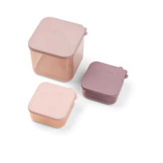 Δοχεία Φαγητού Με Καπάκι Σετ 3τμχ Elphee Powder Done By Deer