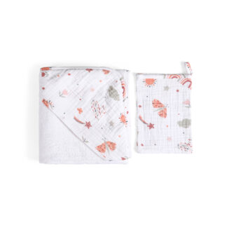 Μπουρνούζι - Κάπα & Γάντι Μπάνιου 75x75 Sunny Funna Baby