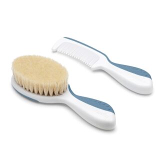 Βρεφική Βούρτσα & Χτένα Powder Blue Nuvita