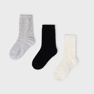 Σετ 3 Καλτσακια Απλα Mayoral 13-10575-096