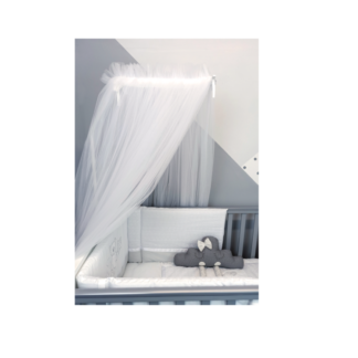 Kουνουπιέρα Εlegant Με Τούλι Λευκό Baby Star