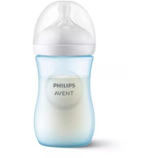 Μπιμπερό Πλαστικό Natural Response ΘΣ 260ml 1m+ Μπλε Phillips Avent