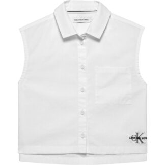 Πουκάμισο Calvin Klein IG0IG02462_YAF Λευκό JNR