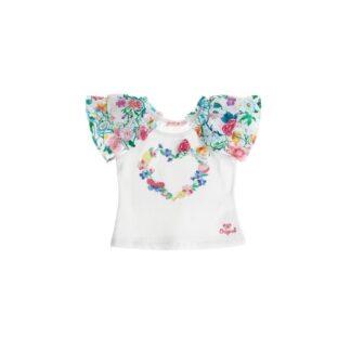 Μπλούζα Παιδική Κοντομάνικη Girl DEP1092NF Λευκό Original Marines