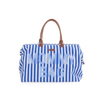 Τσάντα Αλλαγής Mommy Bag Stripes Electric Blue-Light Blue Childhome