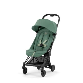 Καρότσι Coya Matt Black Leaf Green Cybex
