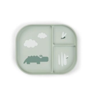 Πιάτο Με Χωρίσματα Happy Clouds Croco Green Done By Deer