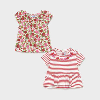 Σετ 2 Μπλουζακια Κοντομανικα Mayoral 21-01089-061