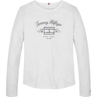 Μπλούζα Tommy Hilfiger KG0KG08180_YBS Λευκό JNR