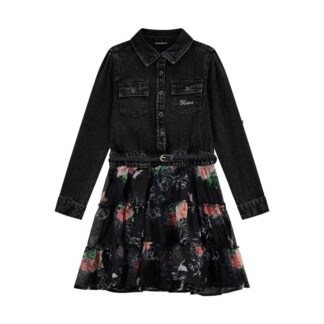 Φόρεμα Παιδικό Girl Guess J4YK14D4IC0_BDSS Μαύρο JNR