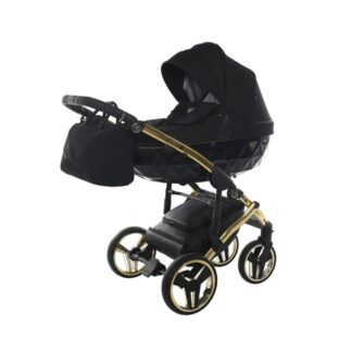 Πολυκαρότσι 2 Σε 1 Diamond S Line 02 Gold & Black Junama