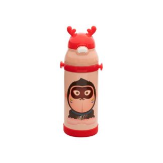 Ανοξείδωτο Παγουράκι Θερμός 350ml Animals Gorilla Red Estia