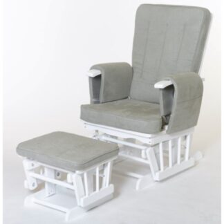 Πολυθρόνα Θηλασμού Λευκή-Γκρι Baby Adventure