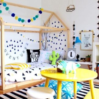 Κρεβάτι Σπιτάκι Montessori Natural 90x200 Childhome