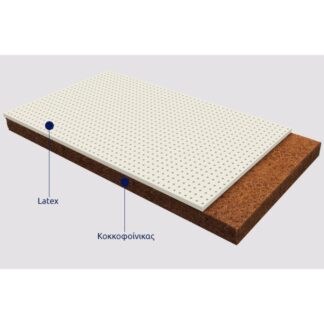 Βρεφικό Στρώμα Ερατώ Με Ύφασμα Ζακάρ Βαμβακερό 60-65x110-140