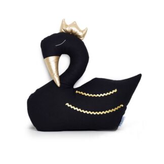 Μαξιλάρι Κύκνος Μαύρο Cozydots