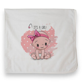 Πάνα Φανέλα Μωράκι Baby Girl 80x80 Bonjour Bebe