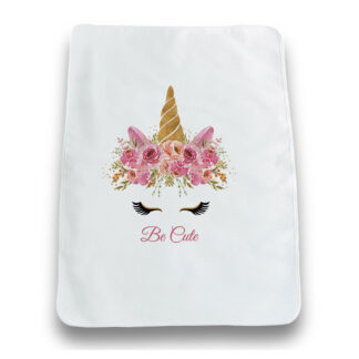 Σελτές Unicorn In Flowers 50x70 Bonjour Bebe