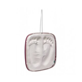 Κορνίζα Αποτύπωμα Hello Baby Burgyndy Baby Art