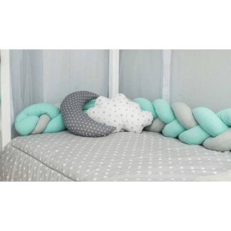 Πάντα Πλεξούδα 200x19 Μέντα-Γκρι Baby Star