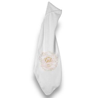 Μπουρνούζι Girl Baby Shower Bonjour Bebe