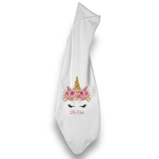 Μπουρνούζι Unicorn In Flowers Bonjour Bebe