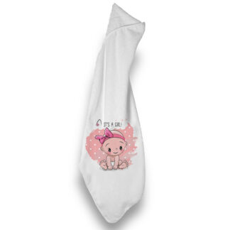 Μπουρνούζι Μωράκι Baby Girl Bonjour Bebe