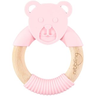 Μασητικό-Κρίκος Οδοντοφυίας Ted Bear Pink Nibbling