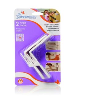 Ασφάλεια Γωνιακή Ντουλαπιών & Συρταριών 2τμχ White  DreamBaby