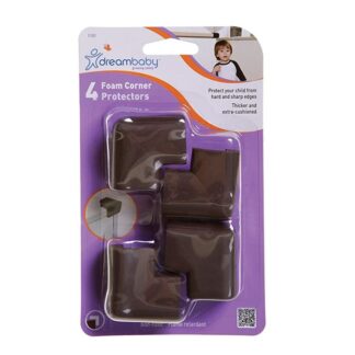 Προστατευτικά Γωνιών Foam 4τμχ Brown DreamBaby