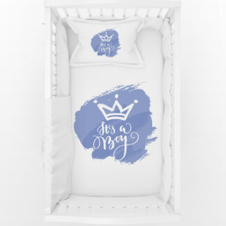 Σετ Σεντόνια Στέμμα It's A Boy Bonjour Bebe