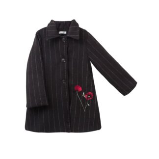 ΠΑΛΤΟ TC MONET STRIPED EMBROIDERED COAT /ACC