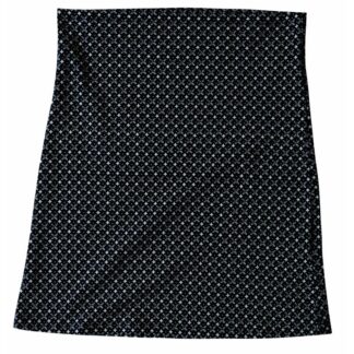 Bellyband Μαύρο Με Λουλουδάκια Straight