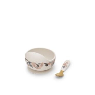 Σετ Φαγητού 2τμχ Με Αντιολισθητική Βάση Blue Garden Elodie