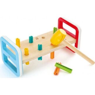 Ξύλινο Σετ Early Explorer Σφηνώματα Rainbow Pounder Hape