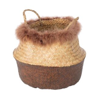 Καλάθι Αποθήκευσης Fera Natural/Brown L Neonato Bebe