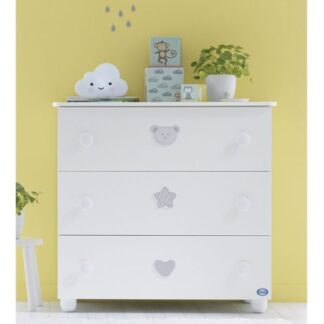 Παιδική Συρταριέρα Birillo White Pali