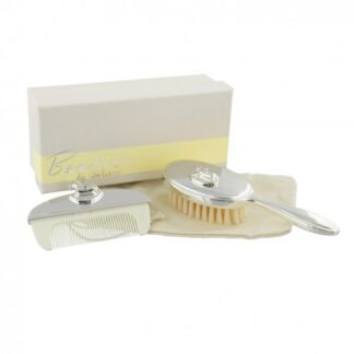 Επάργυρο Σετ Βούρτσα και Χτένα Bambino