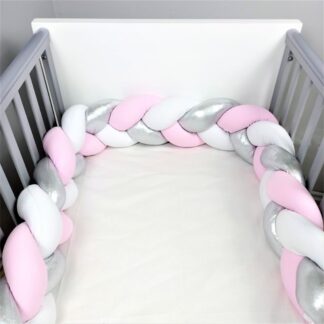 Πάντα Πλεξούδα 200x19 Silver-Ροζ-Λευκό Baby Star